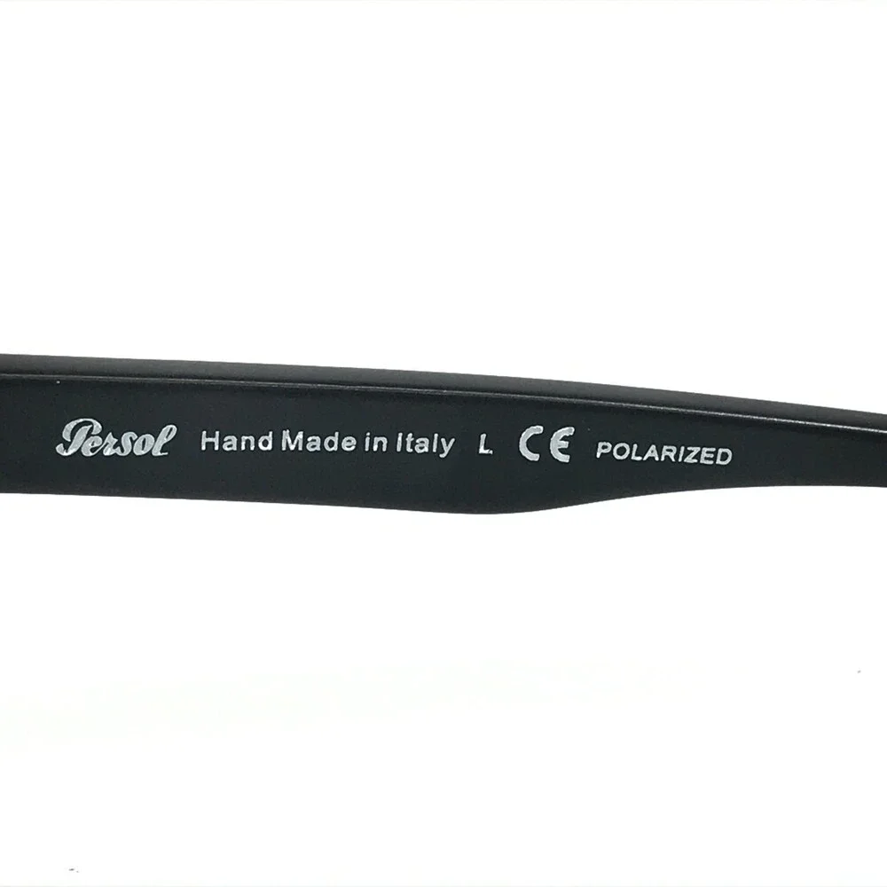 Persol Sunglasses 3020-S 900/58 Black Cat Eye Frames with Gray Polarized Lenses
